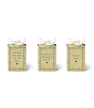 Two's Company Dove in Matchbox - Cherish Peace