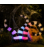 Halloween Decor Black White Lawn Snakes Inflatable Light-Up Decor