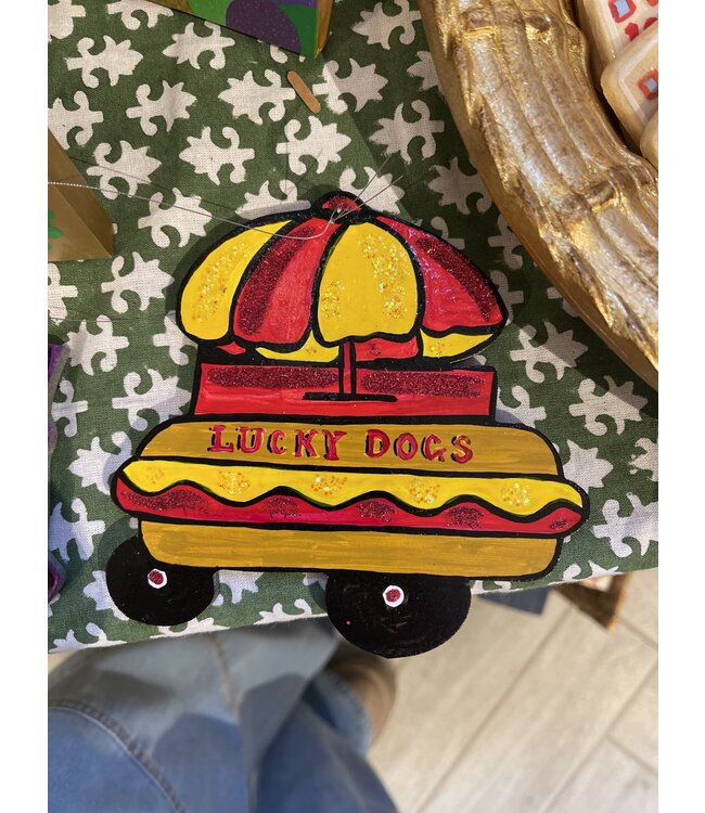 Cynthia Kolls Lucky Dog Ornament