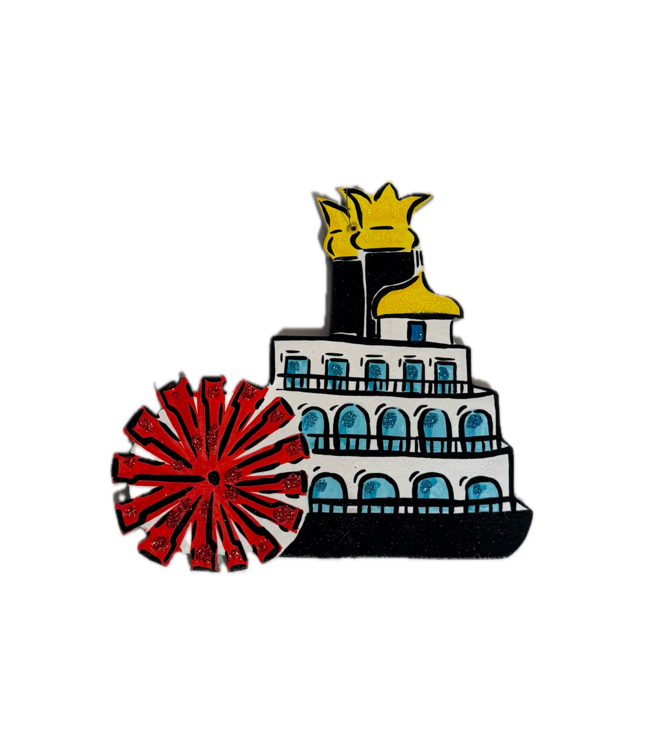 Cynthia Kolls Steamboat Ornament