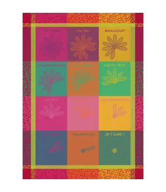 Garnier Thiebaut Marguerite Effeuille Kitchen Towel, Cotton
