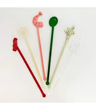 Lucky Lemon Paper Co. Bloody Mary Stir Stick Set