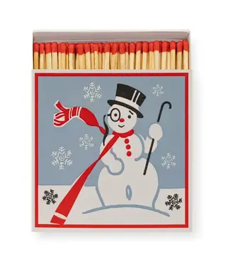 Archivist Gallery Snowman | Square - Christmas Safety Matches