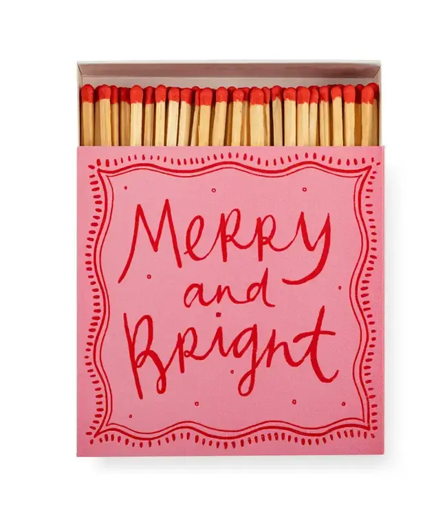Merry & Bright | Square - Christmas Safety Matches