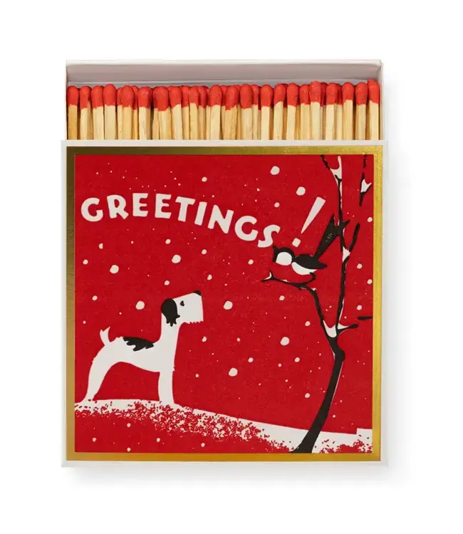 Winter Greetings! | Square - Christmas Safety Matches