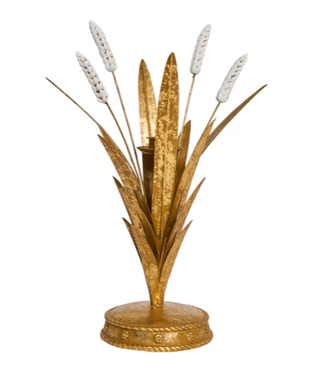 Juliska Forest Walk Wheat 13" Candlestick - Gold