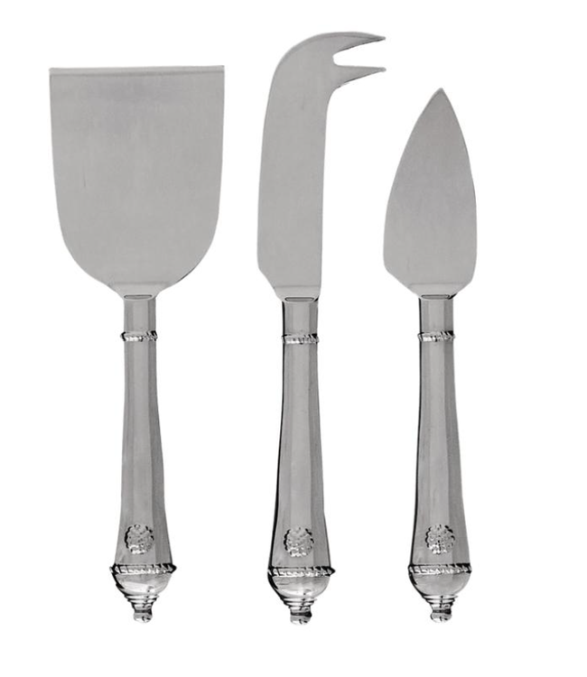 Berry & Thread Cheese Knife Assorted Set/3 - Polished