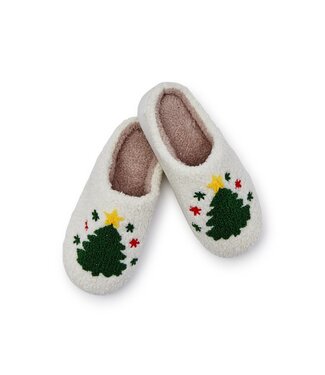 Two's Company Tree Icon Plush Slipper