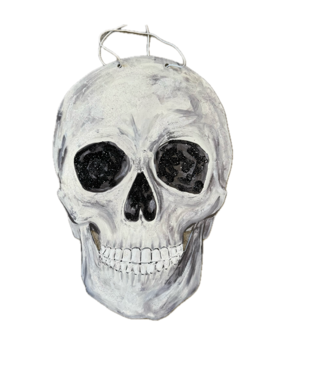 Cynthia Kolls Skull Doorhanger (PVC)