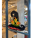 Cynthia Kolls Wooden Witch Hat Doorhanger