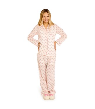 Two's Company Coquette Bow Pink PJ