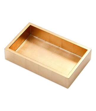 Caspari Guest Towel Holder - Gold Lacquer