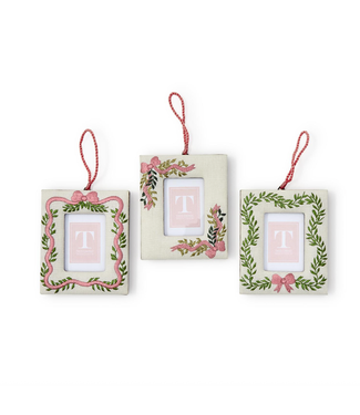 Two's Company Hanging Ornament Photo Frame