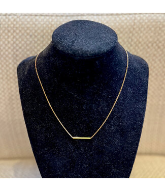 Laura McClendon Short Bar Necklace