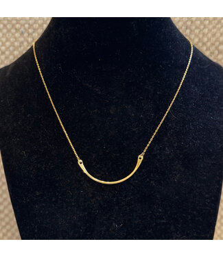 Laura McClendon Curved Bar Necklace