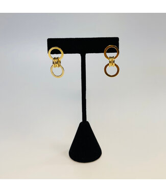 Laura McClendon Circle Dangle Earrings