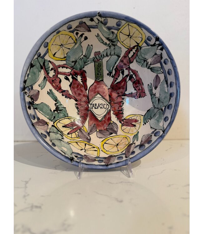 Steve Hasslock Large Hot Sauce Bowl