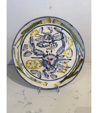 Steve Hasslock Steve Hasslock Large Round Platter - Crab