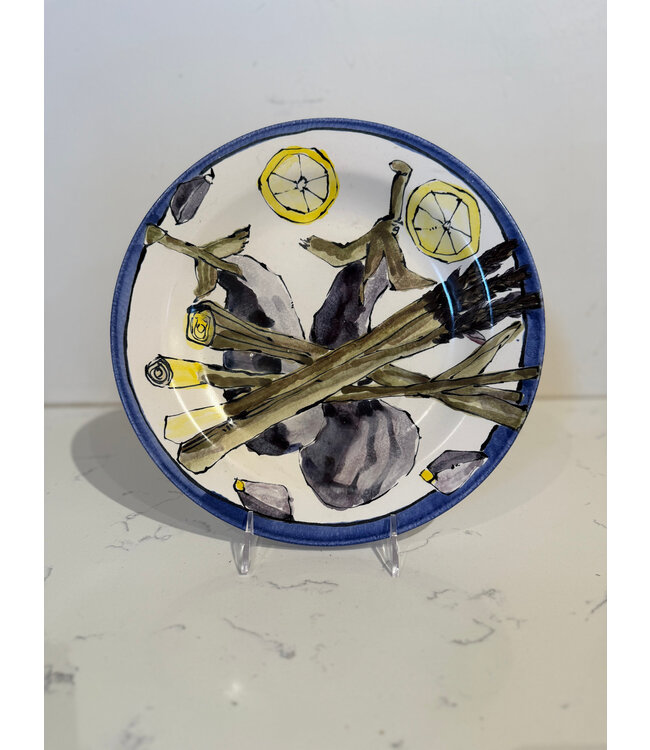 Steve Hasslock Plate - Asparagus