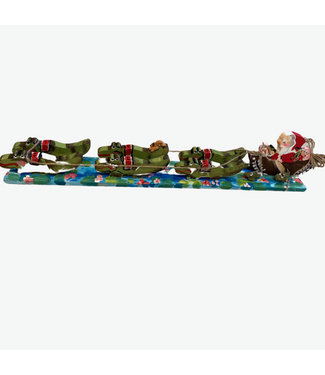 Lorraine Gendron Lorraine Gendron Santa with Alligator Sleigh
