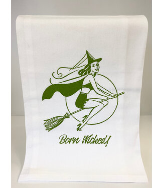 Monique Perry Born Wicked Tea Towel