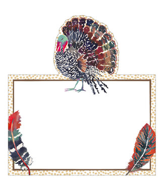 Caspari Plumage Place Cards (8)
