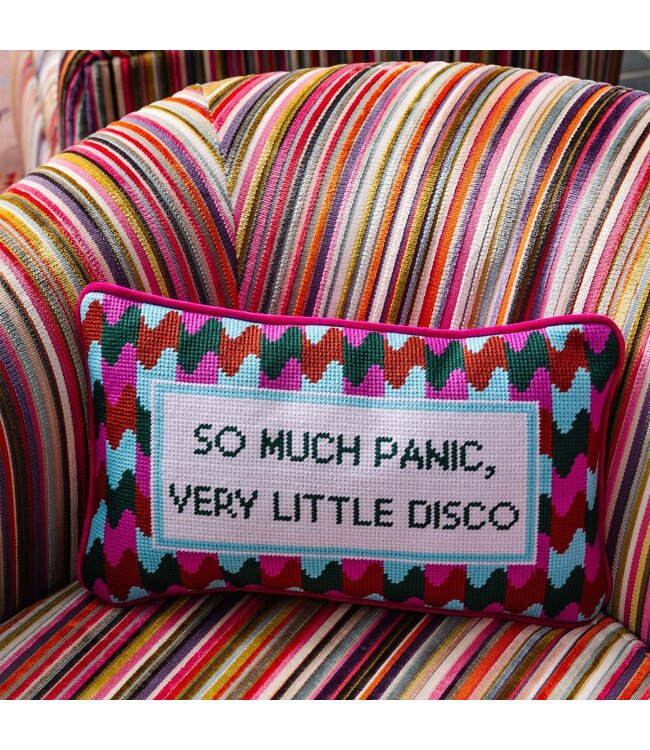 Panic at the Disco Needlepoint Pillow