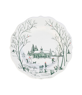 Juliska Country Estate Winter Frolic Dessert/Salad Plate - Evergreen