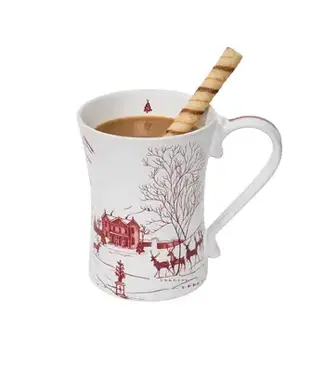 Juliska Country Estate Winter Frolic Mug - Ruby