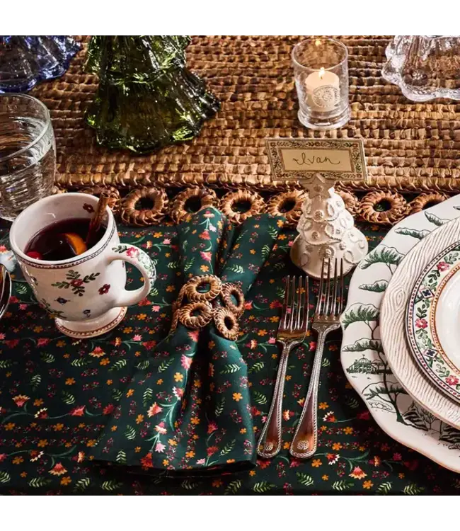 Klara Napkin Set/4 - Evergreen