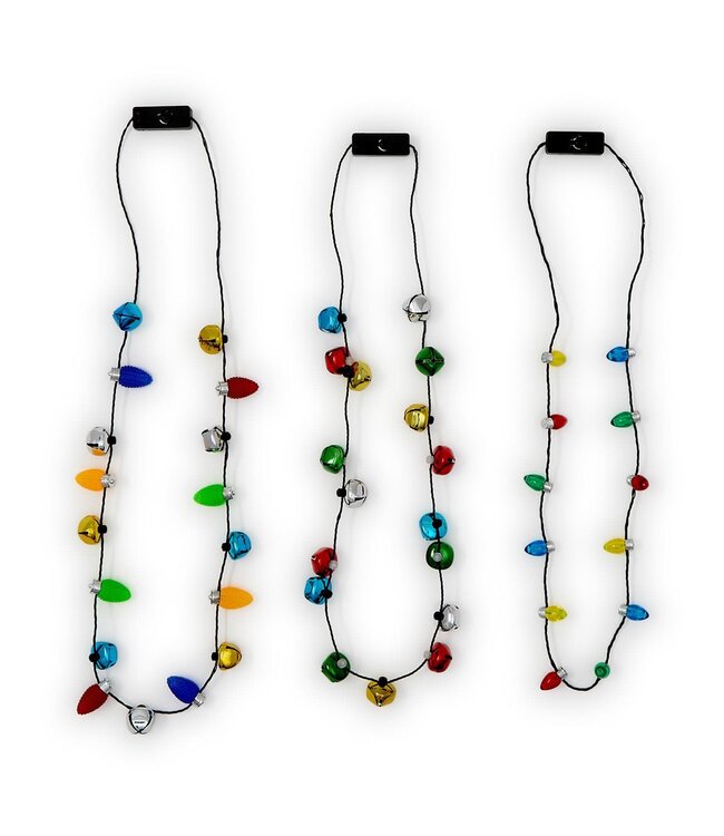 Holiday Light Up Ornament Necklace