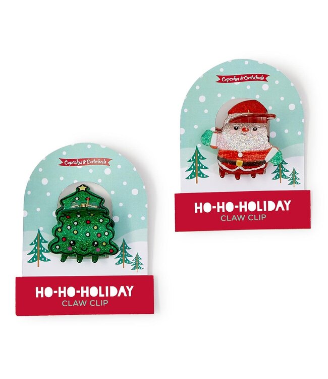 Holiday Sparkle Glitter Hair Clip