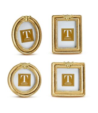 Two's Company Golden Bee Gold Leaf Frame