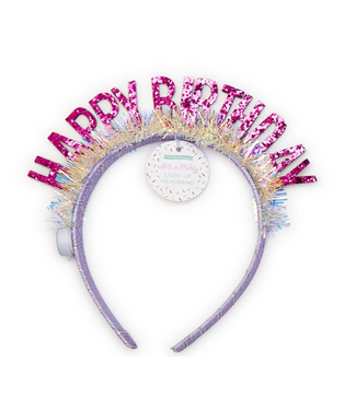 Two's Company Happy Birthday Light Up Headband