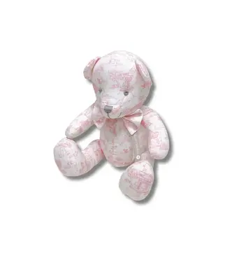 Two's Company Animal Toile Stuffed Bear
