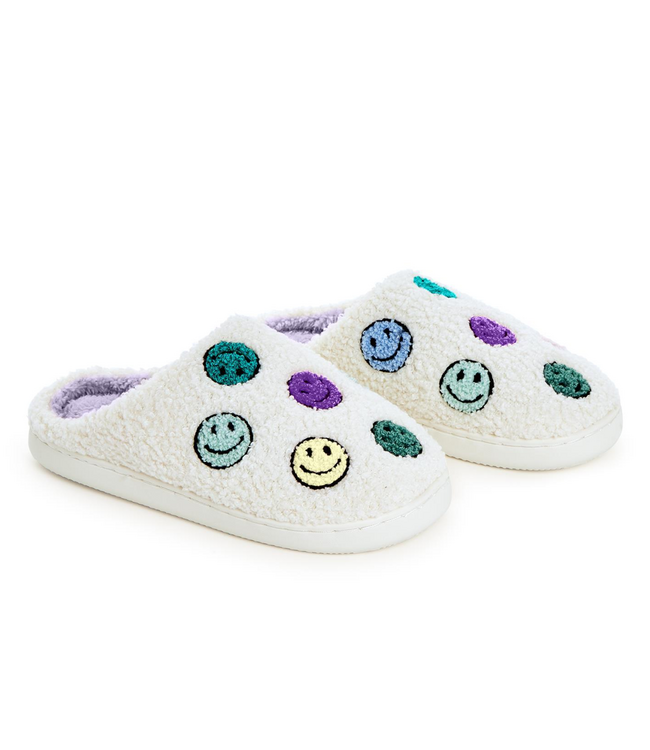 Happy Super Soft Sherpa Slippers
