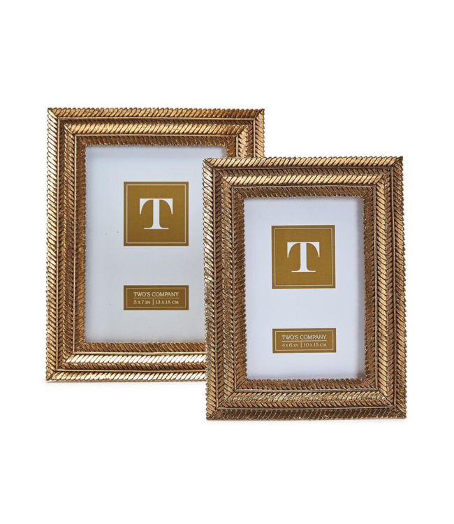 Gold Fern Frame 4 x 6