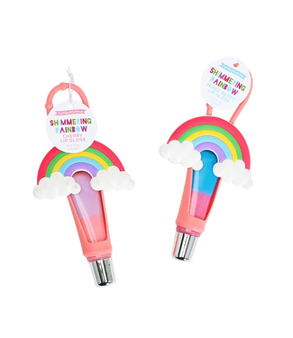 Two's Company Rainbow Lip Gloss w/Holder