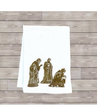 Monique Perry Wisemen Tea Towel