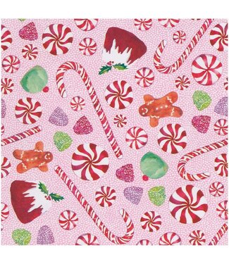 Caspari Sweets Roll Wrap - includes 1 Roll