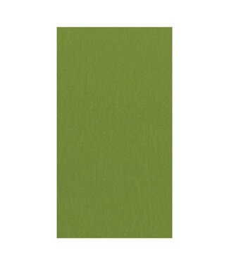Caspari Leaf Green-Paper Linen Guest Towels Solid Airlaid - 12 In