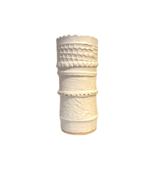 Objects in Clay ATHENA vase, white - Consignment