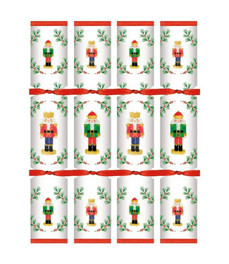Caspari Little Nutcracker Christmas Crackers 10 Inch - 8 per box