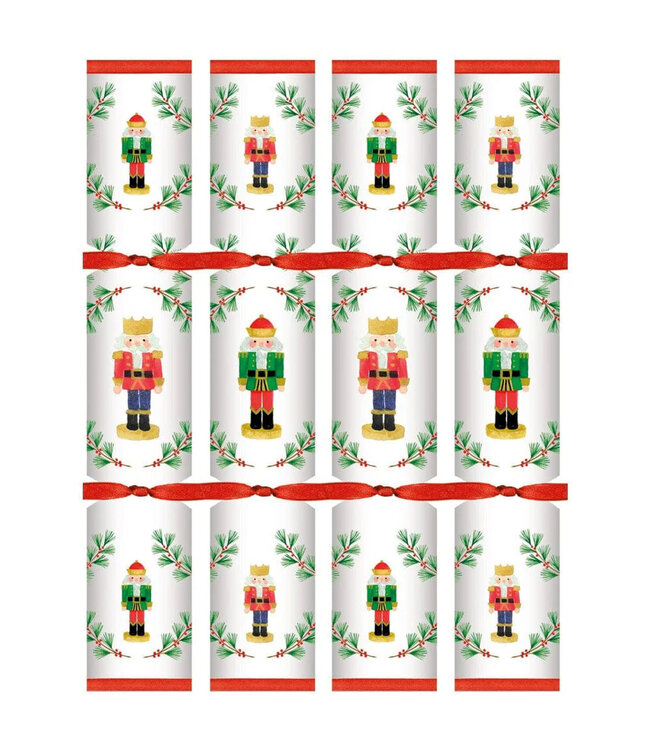 Little Nutcracker Christmas Crackers 10 Inch - 8 per box
