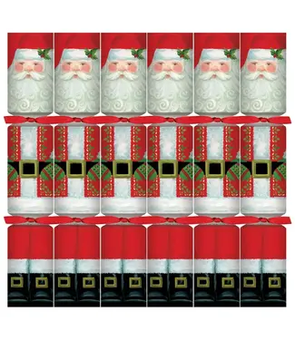 Caspari Santa Claus Christmas Cracker, 12 Inch - 6 per box