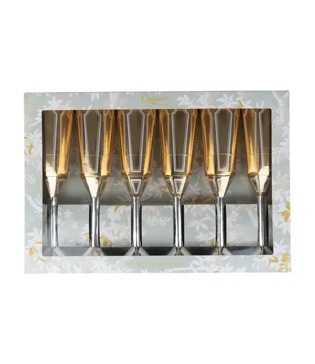 Sparkling Flutes Party Poppers 10 inch - 6 per box