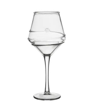 Juliska Acrylic Wine Glass Amalia Clear