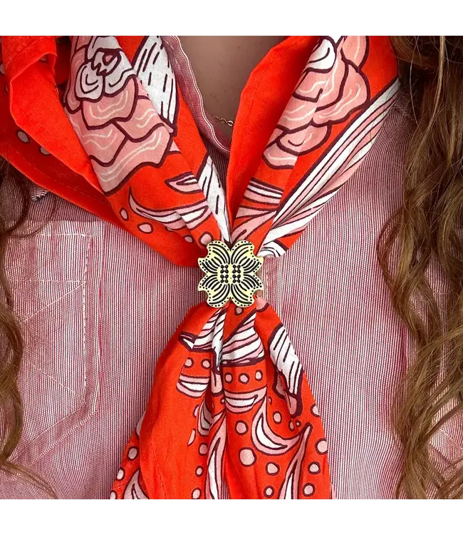 Amy Brass Bandana Slide Ring