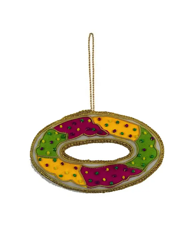 King Cake Ornament