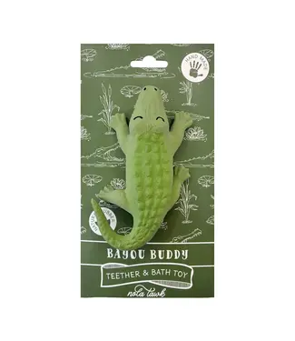Nola Tawk Bayou Buddy Gator Teether & Bath Toy